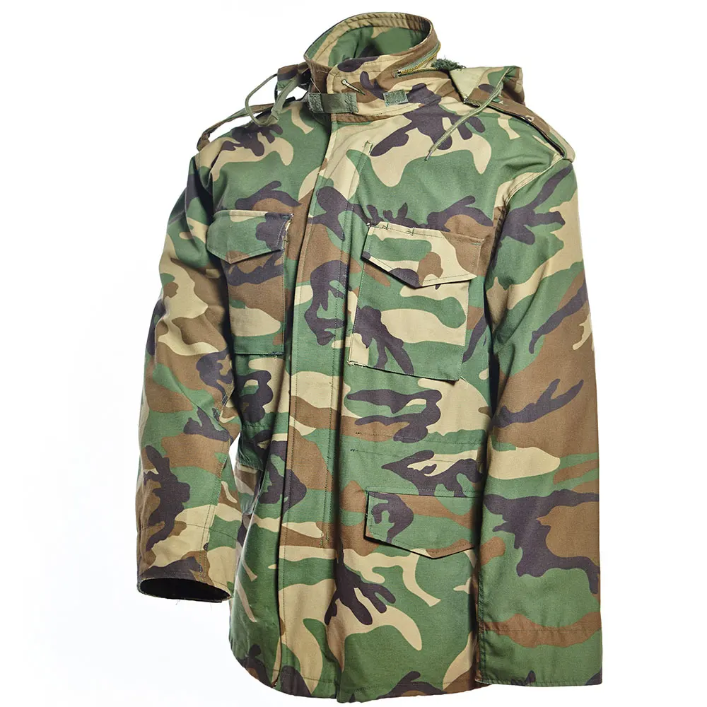 

Waterproof US Army Woodland Camo Military Parka M65 Field Jacket