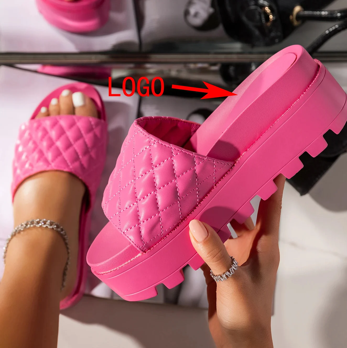 2021 new arrival platform heels ladies summer womens slippers beach outdoor sandals ladies shoes sandals custom slides, Black,white,yellow,pink,blue,khaki
2021 new arrival platform heels ladies summer womens slippers beach outdoor sandals ladies shoes sandals custom slides, Black,white,yellow,pink,blue,khaki