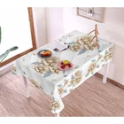 Biodegradable Table Cloths Waterproof Table Cover For Rectangular Tables