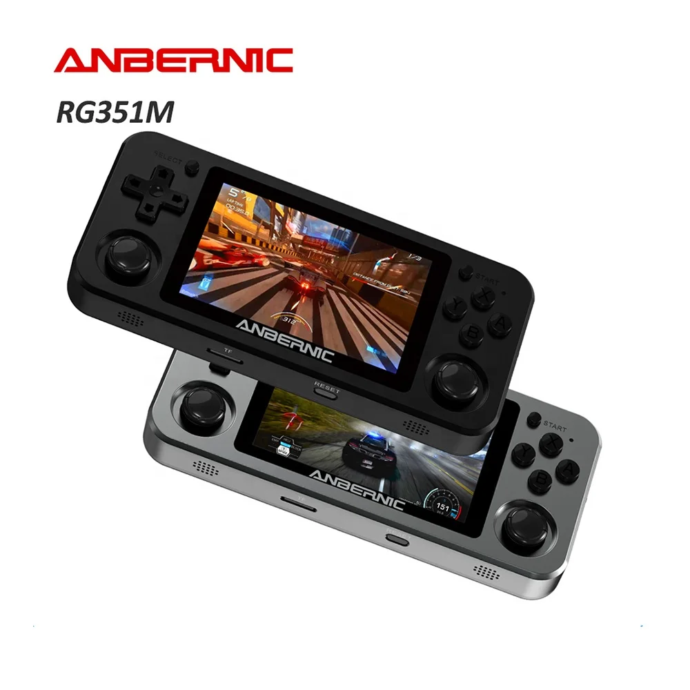 ANBERNIC RG351M with 64GB card Handheld Game Player metal retro handheld game console built in WIFI RG351M, Black/grey
ANBERNIC RG351M with 64GB card Handheld Game Player metal retro handheld game console built in WIFI RG351M, Black/grey