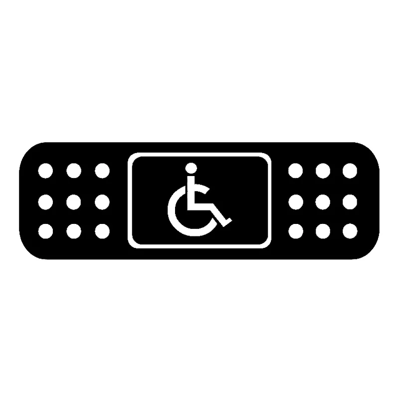 13.5*4.1CM Fun BAND AID Handicap Wheelchair JDM Decal Car Sticker for Stationery/Laptop/Motorcycle Helmet/Mobile Phone Sticker
13.5*4.1CM Fun BAND AID Handicap Wheelchair JDM Decal Car Sticker for Stationery/Laptop/Motorcycle Helmet/Mobile Phone Sticker