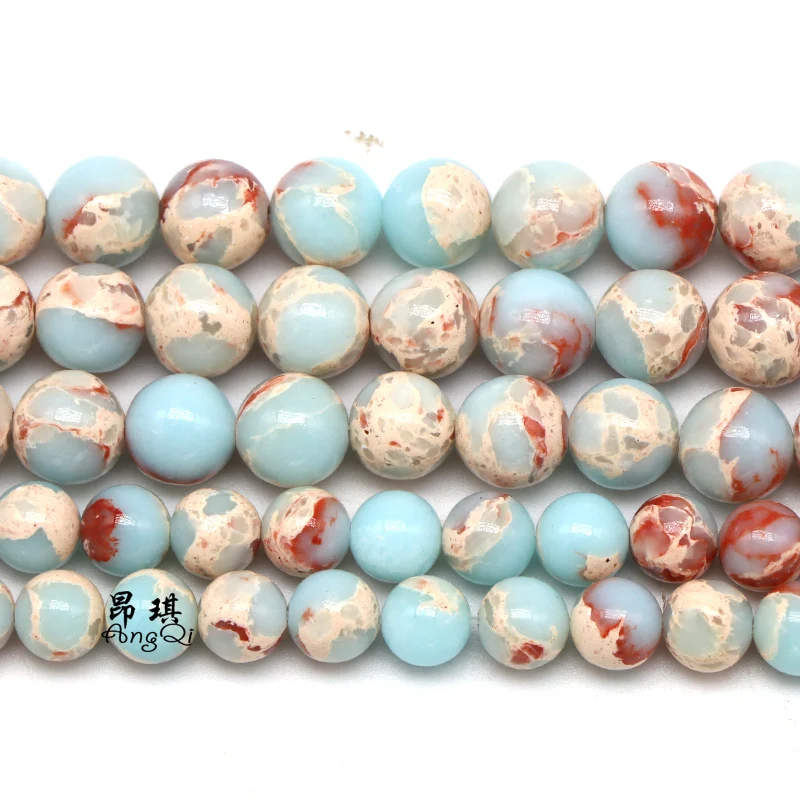 Wholesale 4/6/8/10/12mm Natural Stone Shoushan Snakeskin Jasper Beads Round Loose Beads For Jewelry Making, Multi colors as picture
Wholesale 4/6/8/10/12mm Natural Stone Shoushan Snakeskin Jasper Beads Round Loose Beads For Jewelry Making, Multi colors as picture