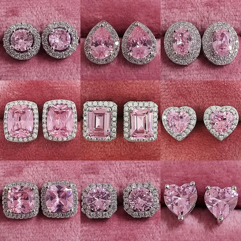 2023 New Fashion Jewelry Brass Iced Out Pink Diamond Heart Shape Stud Earrings For Women
2023 New Fashion Jewelry Brass Iced Out Pink Diamond Heart Shape Stud Earrings For Women