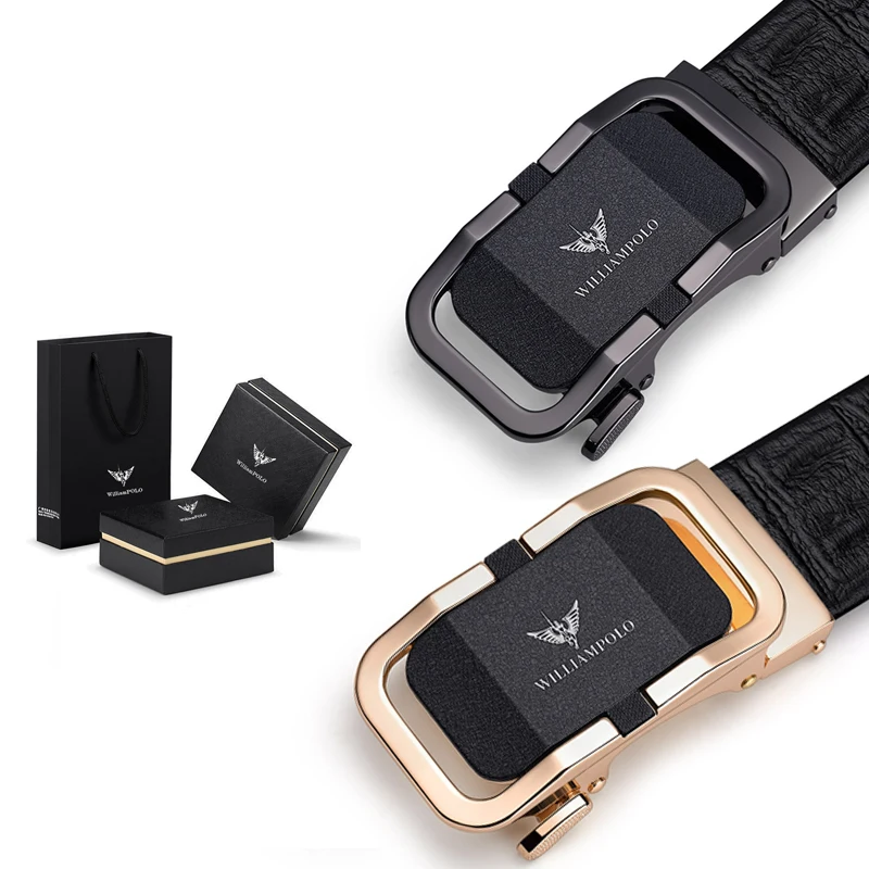 Williampolo Luxury Brand Belt Designer Leather Mens Genuine Leather Strap Automatic Buckle Waist Belt Gold Belt #19897-98P
Williampolo Luxury Brand Belt Designer Leather Mens Genuine Leather Strap Automatic Buckle Waist Belt Gold Belt #19897-98P
