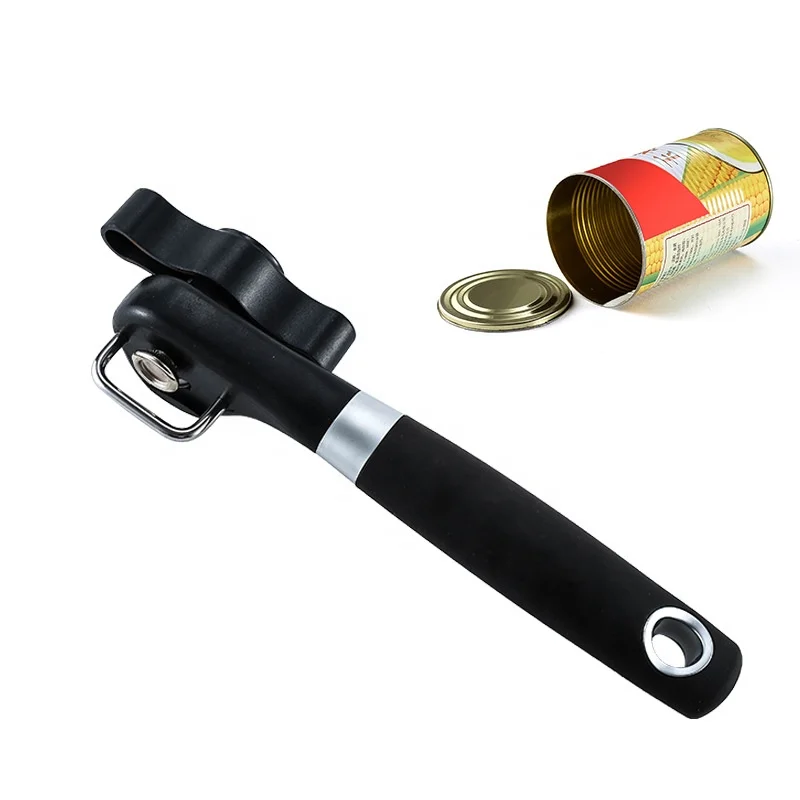 Amazon safety Smooth Edge Side Cut manual Can Opener with Soft TPR handle, Black
Amazon safety Smooth Edge Side Cut manual Can Opener with Soft TPR handle, Black