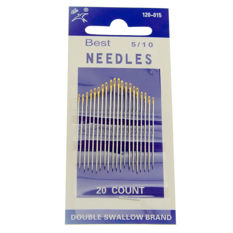 Wholesale 20PCS/Bag Gold tail small eye hand stitch fine carbon steel knitting sewing needles
Wholesale 20PCS/Bag Gold tail small eye hand stitch fine carbon steel knitting sewing needles