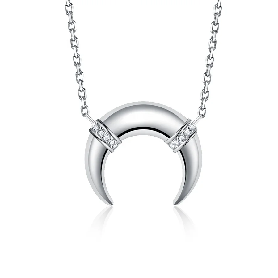 Moon Necklace 925 Sterling Silver Dainty Cubic Zirconia Necklaces for Women, Silver color
Moon Necklace 925 Sterling Silver Dainty Cubic Zirconia Necklaces for Women, Silver color