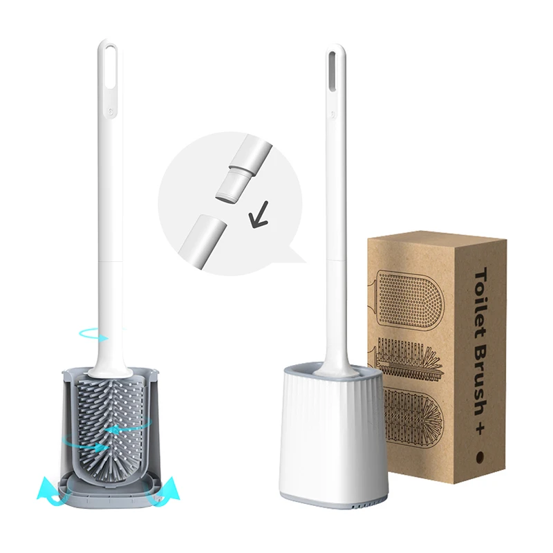 Sanga 2021 Smart Premium Bathroom Black Silicone Silvet Handle Toilet Brush Set With Holder
Sanga 2021 Smart Premium Bathroom Black Silicone Silvet Handle Toilet Brush Set With Holder