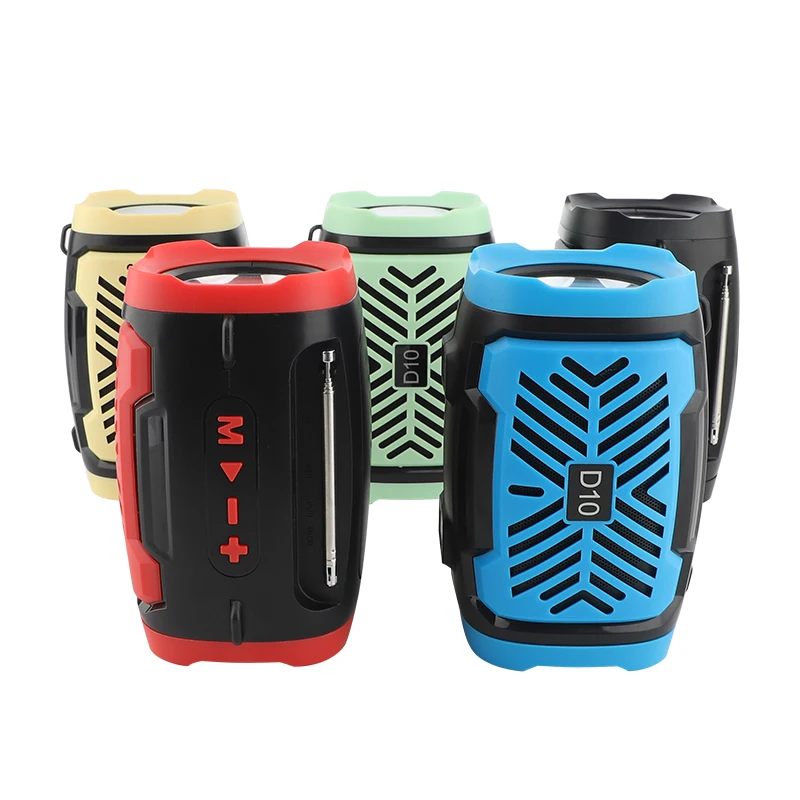 2021 NEW D10 Blue tooth Wireless Speaker Super Bass Portable Music Speakers With flashlight
2021 NEW D10 Blue tooth Wireless Speaker Super Bass Portable Music Speakers With flashlight
