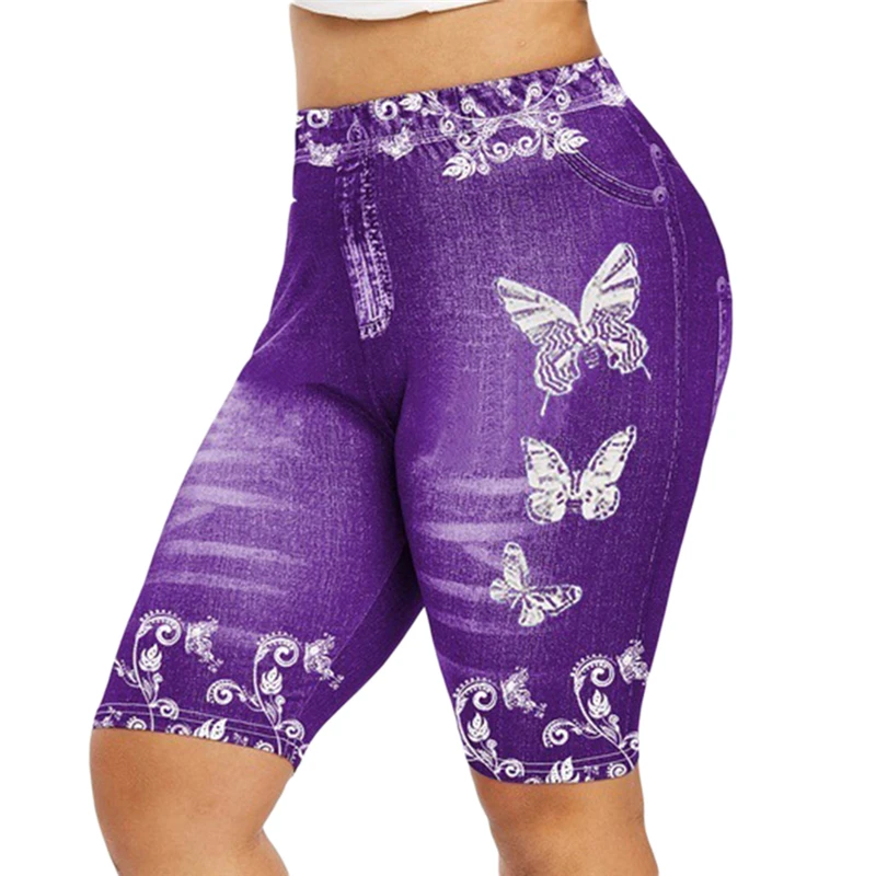 2021 Plus Size Women's High Waist Pants Imitation Denim Print Running Breathable Yoga Leggings, Blue(other 7 colors available
2021 Plus Size Women's High Waist Pants Imitation Denim Print Running Breathable Yoga Leggings, Blue(other 7 colors available