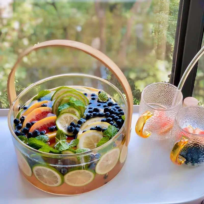 Glass Hand Basket Food Storage Box Nordic Style Tableware Durable Dried Fruit Snack Plate Food Glass Container
Glass Hand Basket Food Storage Box Nordic Style Tableware Durable Dried Fruit Snack Plate Food Glass Container