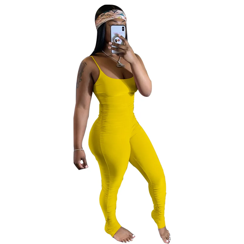 Summer 2021 women clothing Trendy Ladies Women Summer Bodycon Sexy Stacked Pants Jumpsuits, Picture shows
Summer 2021 women clothing Trendy Ladies Women Summer Bodycon Sexy Stacked Pants Jumpsuits, Picture shows