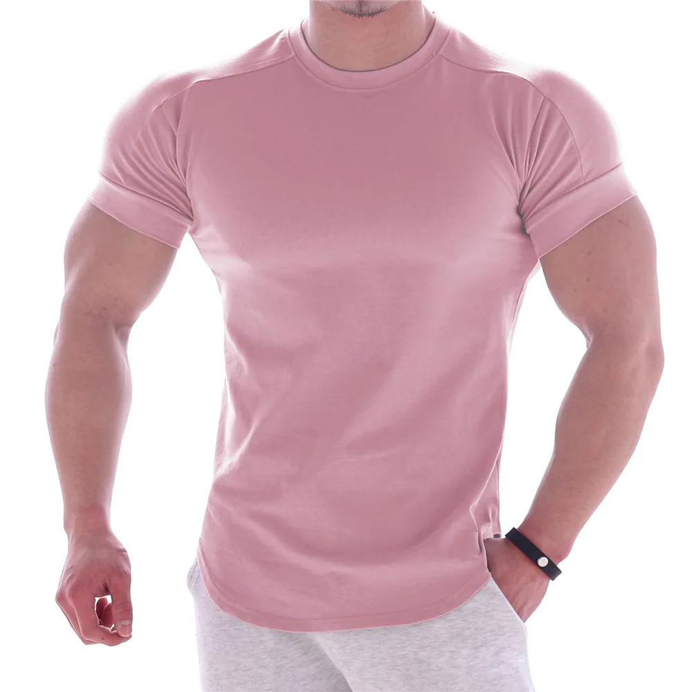 Fitness tights men's sports T-shirt quick dry summer running crew neck basketball training suit elastic short sleeve
Fitness tights men's sports T-shirt quick dry summer running crew neck basketball training suit elastic short sleeve