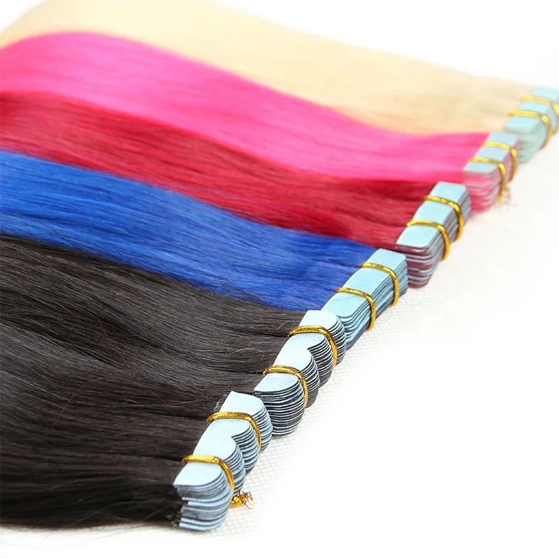 HOT SALE Color Hair Extension Cuticle aligned hair tape extension human Wholesale Raw virgin tape in hair extensions human
HOT SALE Color Hair Extension Cuticle aligned hair tape extension human Wholesale Raw virgin tape in hair extensions human