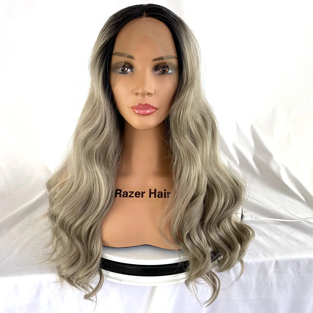 Heat resistance synthetic lace front wig, 24inch high fiber synthetic 13*3 inch lace wig
Heat resistance synthetic lace front wig, 24inch high fiber synthetic 13*3 inch lace wig