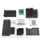 Custom aluminum black anodized BGA heat sink, cooler heat sink, CPU heat sink