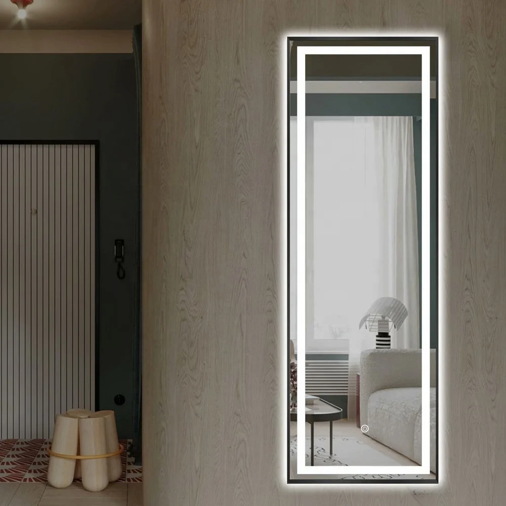 Hotel Wall Mounted Illuminated Smart Led Light Full Length Stainless Steel Frame Bathroom Lighted Led Mirror
Hotel Wall Mounted Illuminated Smart Led Light Full Length Stainless Steel Frame Bathroom Lighted Led Mirror