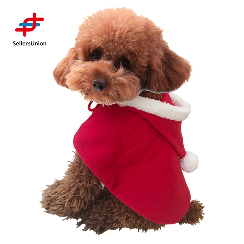 New hot-selling fashion pet solid color hooded clothes Christmas style lace-up cloak dog winter clothes christmas, Customized
New hot-selling fashion pet solid color hooded clothes Christmas style lace-up cloak dog winter clothes christmas, Customized