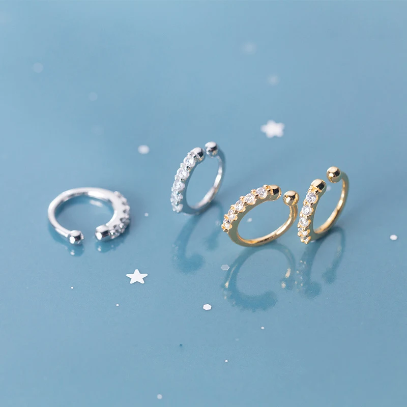 925 Sterling Silver Single Line Zircon Women Gold/Silver Clip On Earrings Pierced Ears Jewelry
925 Sterling Silver Single Line Zircon Women Gold/Silver Clip On Earrings Pierced Ears Jewelry