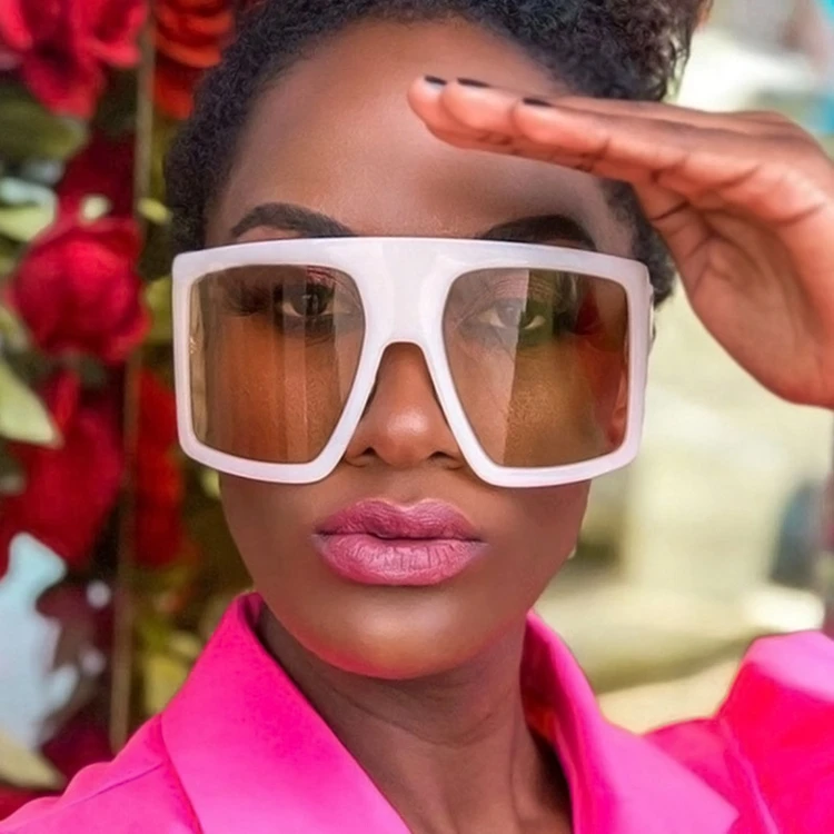 One Piece Shield Women Luxury Brand Sun Glasses Gradient Square Shades Ins Fashion Big Frame Oversized Vintage Sunglasses, 10 colors
One Piece Shield Women Luxury Brand Sun Glasses Gradient Square Shades Ins Fashion Big Frame Oversized Vintage Sunglasses, 10 colors