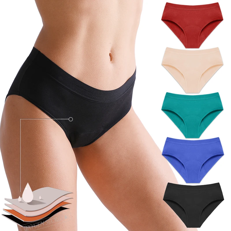 Wholesale Mid Waist Women Briefs Bikini 4 Four Layers Absorb Plus Size Leak Proof Underwear Bamboo Period Panties Underwear
Wholesale Mid Waist Women Briefs Bikini 4 Four Layers Absorb Plus Size Leak Proof Underwear Bamboo Period Panties Underwear