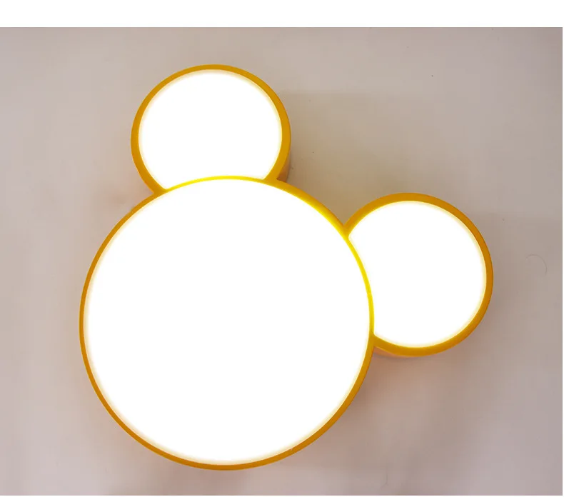 Cartoon Creative Mouse Cute Novelty Kids Boys Girls Kindergarten Nursery School Led Ceiling Lights
