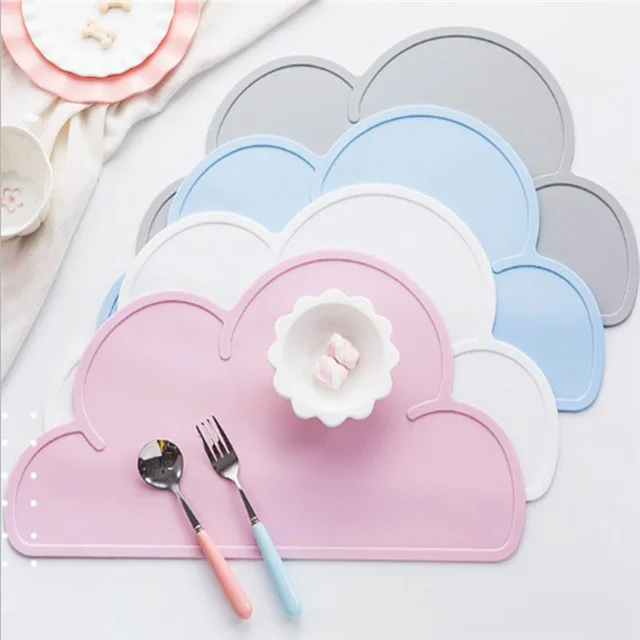 Children's Cloud Food Grade Silicone Anti-scalding Non-slip Dining Table Insulation Mat Kitchen Accessories, As show
Children's Cloud Food Grade Silicone Anti-scalding Non-slip Dining Table Insulation Mat Kitchen Accessories, As show