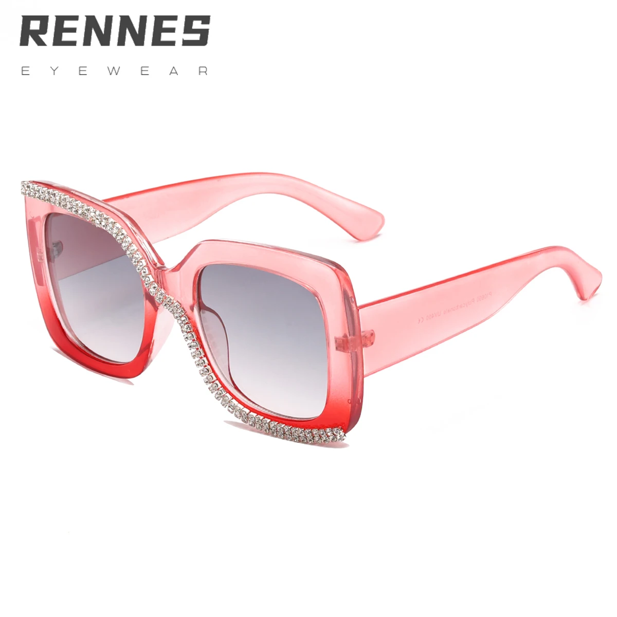 RENNES 2021 new diamond-studded sunglasses European and American style large frame diamond glasses fashionable street shot
RENNES 2021 new diamond-studded sunglasses European and American style large frame diamond glasses fashionable street shot