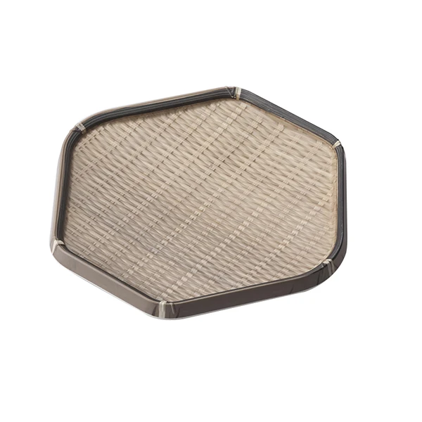 Shallow Bamboo style Hexagonal Tray Use for Home Decoration or Breakfast Drinks Snack Coffee Table Decor Fruit Basket, Multicolor
Shallow Bamboo style Hexagonal Tray Use for Home Decoration or Breakfast Drinks Snack Coffee Table Decor Fruit Basket, Multicolor