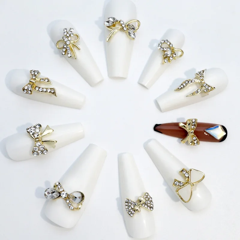 New Arrival Wholesale Nail Jewelry Bow Japanese Alloy Nail Art Rhinestone Metal Nail Art Zircon
New Arrival Wholesale Nail Jewelry Bow Japanese Alloy Nail Art Rhinestone Metal Nail Art Zircon