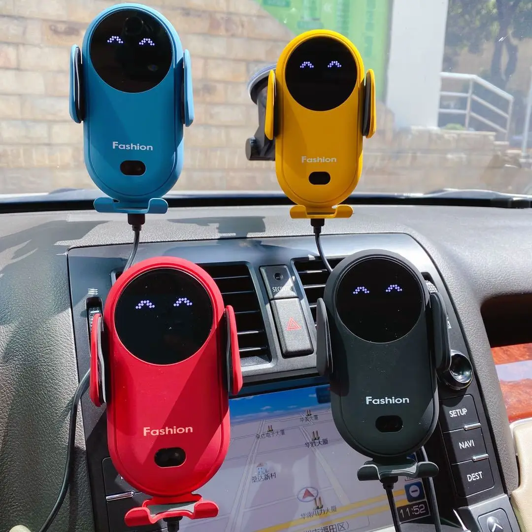 S11 smart infrared sensor car wireless charger automatic car mobile phone holder base wireless charger
S11 smart infrared sensor car wireless charger automatic car mobile phone holder base wireless charger