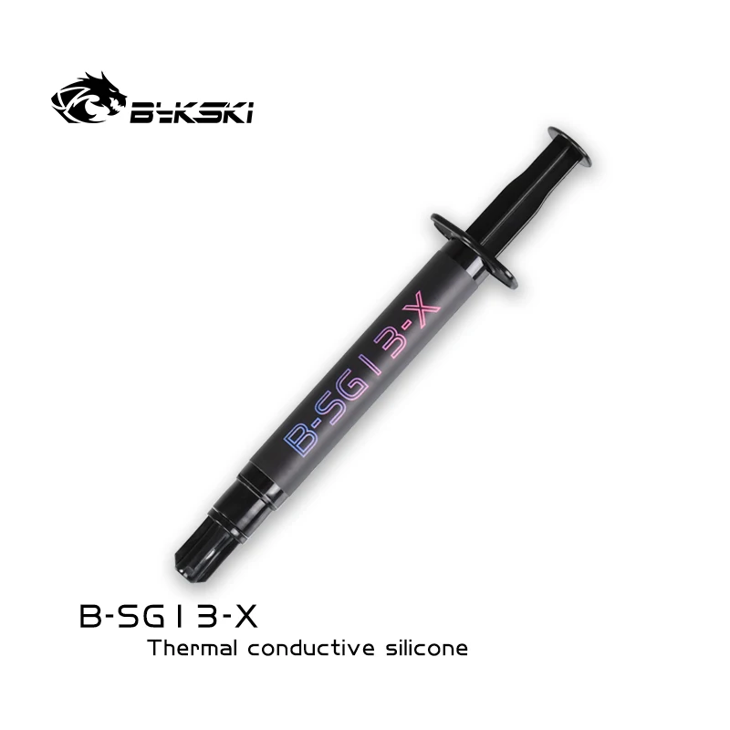 Bykski Thermal Paste Grease For CPU/ Graphics Card Conductive Silicone 2 Grams, B-SG13-X, Grey 
Bykski Thermal Paste Grease For CPU/ Graphics Card Conductive Silicone 2 Grams, B-SG13-X, Grey