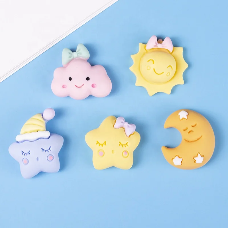 New Arrivals 2021 Latest Cute Sun Moon Star Cloud Resin Nail Designs Art Charms Supplies DIY Nail Decoration
New Arrivals 2021 Latest Cute Sun Moon Star Cloud Resin Nail Designs Art Charms Supplies DIY Nail Decoration