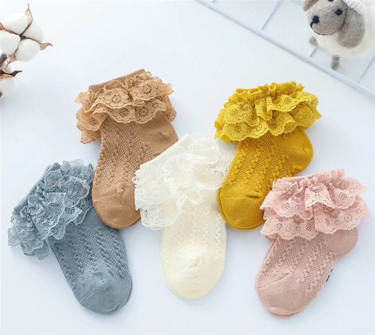 Cute Lace Flower Mesh Summer Newborn Baby Socks Cotton Girls Anti Slip Thin Socks, As the pic
Cute Lace Flower Mesh Summer Newborn Baby Socks Cotton Girls Anti Slip Thin Socks, As the pic
