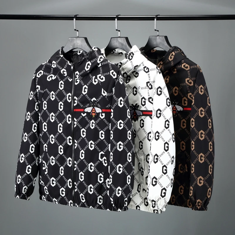The New Style Clothing Men's Letter Print Loose Hooded Windproof Jacket For Man Men Casual Clothes Thin Section Large Size Hood
The New Style Clothing Men's Letter Print Loose Hooded Windproof Jacket For Man Men Casual Clothes Thin Section Large Size Hood
