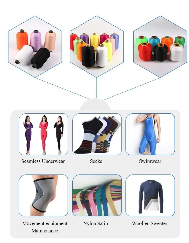 spandex nylon covered yarn for weaving