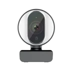 Streaming 1080P HD Webcam Built in Adjustable Ring Light and Mic. Advanced autofocus AF Web Camera for Xbox Gamer