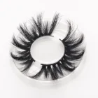 Top quality new Style private label eyelashes cruelty free 45A 25mm 3d mink eyelashes with custom packaging