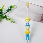 Cute game characters handle oral care toothbrush for kids