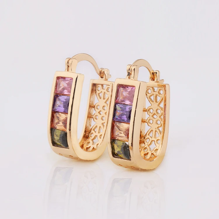 2018 Fashion Colorful zircon CZ jewellery 18K Gold Plated All Types of Earrings for Womens Jewelry
2018 Fashion Colorful zircon CZ jewellery 18K Gold Plated All Types of Earrings for Womens Jewelry