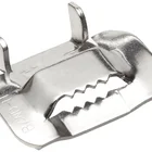 Hot sale heavy duty 3/8 inch width SUS 304 316 teeth type stainless teel banding buckles