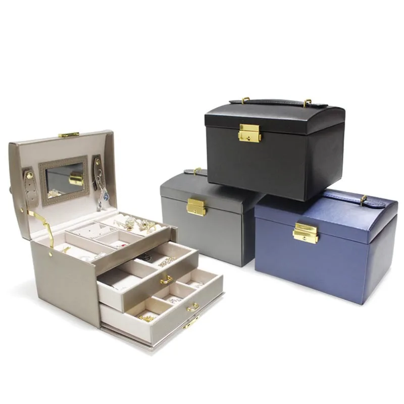 Luxury Leather Jewellery Organizer Storage Boxes with mirror Custom Jewelery Wooden Gift Luxury Travel Jewelry Case, Customized
Luxury Leather Jewellery Organizer Storage Boxes with mirror Custom Jewelery Wooden Gift Luxury Travel Jewelry Case, Customized