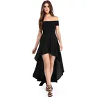 Fashion Women Wholesale high low evening dress sewing patterns
