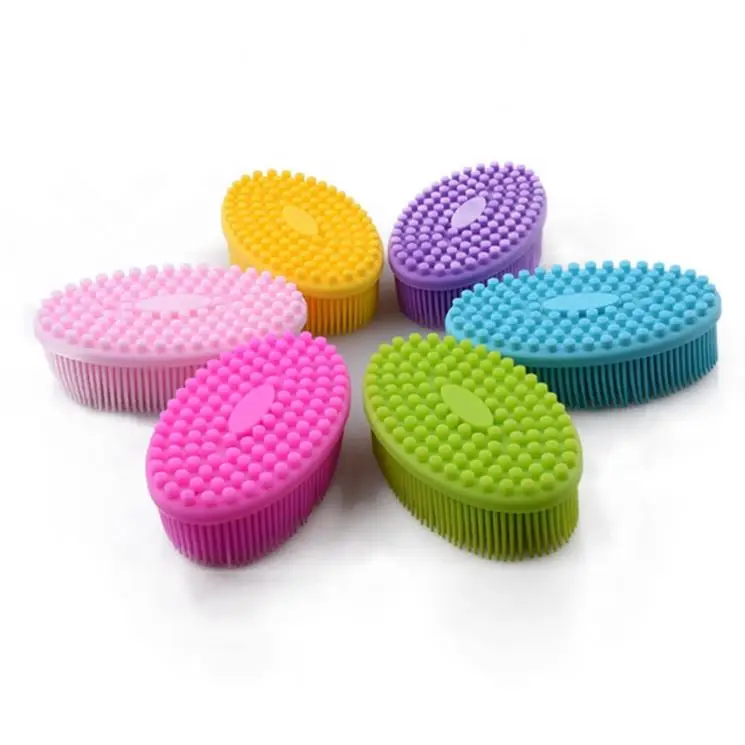 2022 New Arrival Golden Supplier Hand-Held Silicone Bath Brush, Blue/green/pink,accept custom
2022 New Arrival Golden Supplier Hand-Held Silicone Bath Brush, Blue/green/pink,accept custom