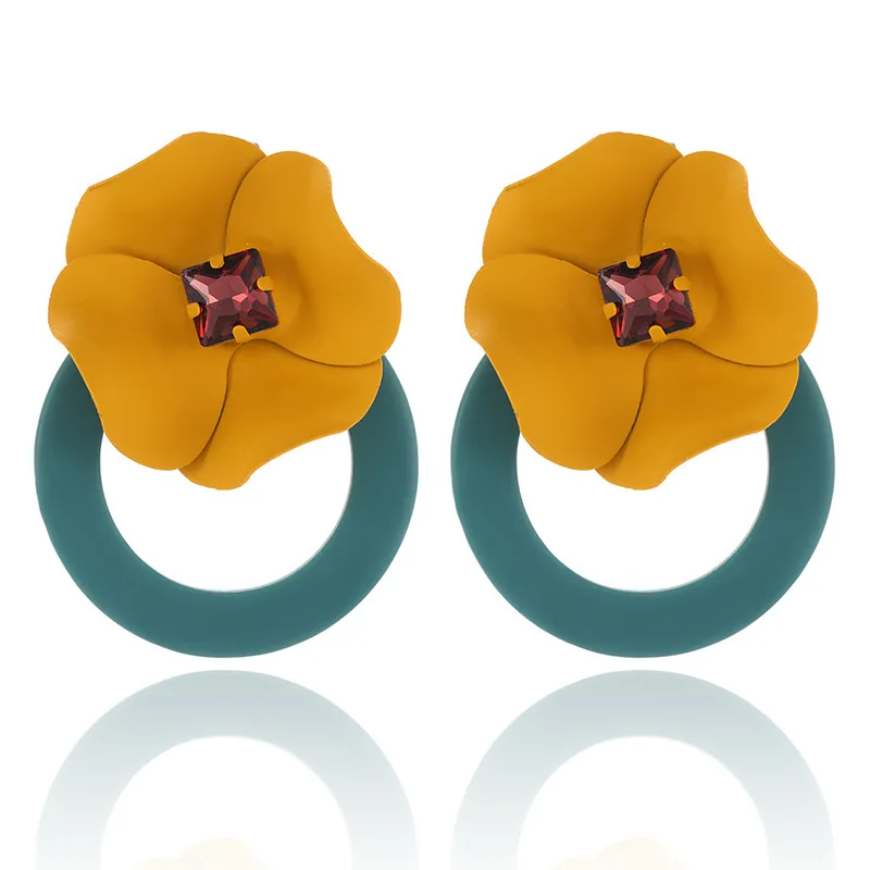 Fashion Women Ear Jewelry Big Flower Stud Earrings Mix Color Round Flower Stud Earrings For Hawaii Holiday
Fashion Women Ear Jewelry Big Flower Stud Earrings Mix Color Round Flower Stud Earrings For Hawaii Holiday