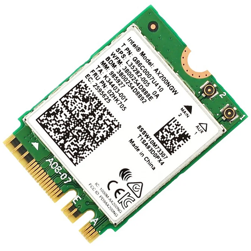 COMFAST CF-AX200-M Wireless 802.11ax Network WiFi 6 AX200 Blue tooth 5.0 PCI Express Wifi Card for Laptop
COMFAST CF-AX200-M Wireless 802.11ax Network WiFi 6 AX200 Blue tooth 5.0 PCI Express Wifi Card for Laptop