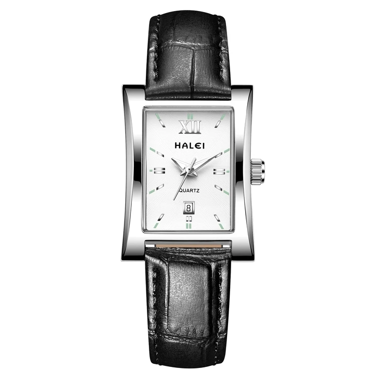 HALEI brand luxury watch women high quality fashion alloy waterproof genuine leather ladies quartz watches, 3 colors
HALEI brand luxury watch women high quality fashion alloy waterproof genuine leather ladies quartz watches, 3 colors