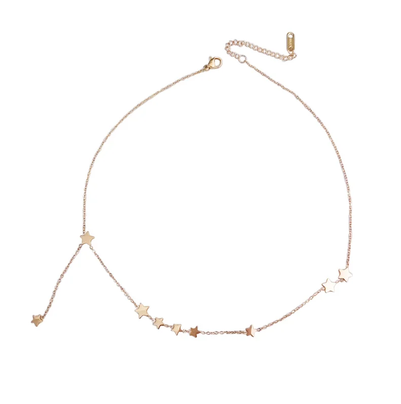 hign quality basic section short clavicle titanium stainless steel fashion Pentagram star necklace choker statement, Picture
hign quality basic section short clavicle titanium stainless steel fashion Pentagram star necklace choker statement, Picture