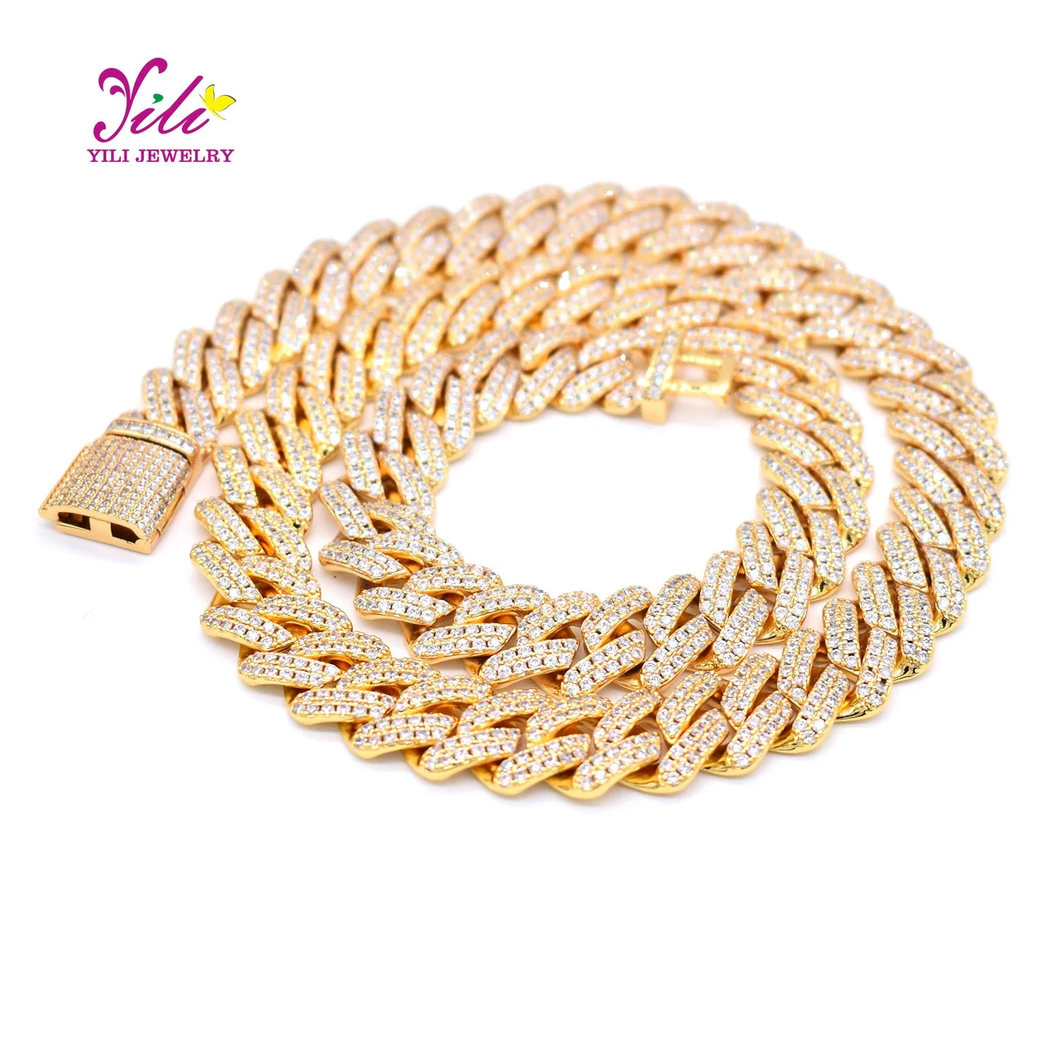 INS hot selling 12mm cubic zircon prong cuban chains ice out diamond chain 14k stamp gold women men cuban chain hip hop jewelry, 18k gold plated
INS hot selling 12mm cubic zircon prong cuban chains ice out diamond chain 14k stamp gold women men cuban chain hip hop jewelry, 18k gold plated