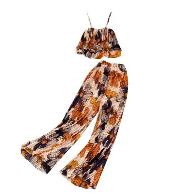 CUBEAR DK00010 Holiday Suit Two-piece Suit with High-waisted Wide-leg Trousers Holiday Style Printed Suit
CUBEAR DK00010 Holiday Suit Two-piece Suit with High-waisted Wide-leg Trousers Holiday Style Printed Suit